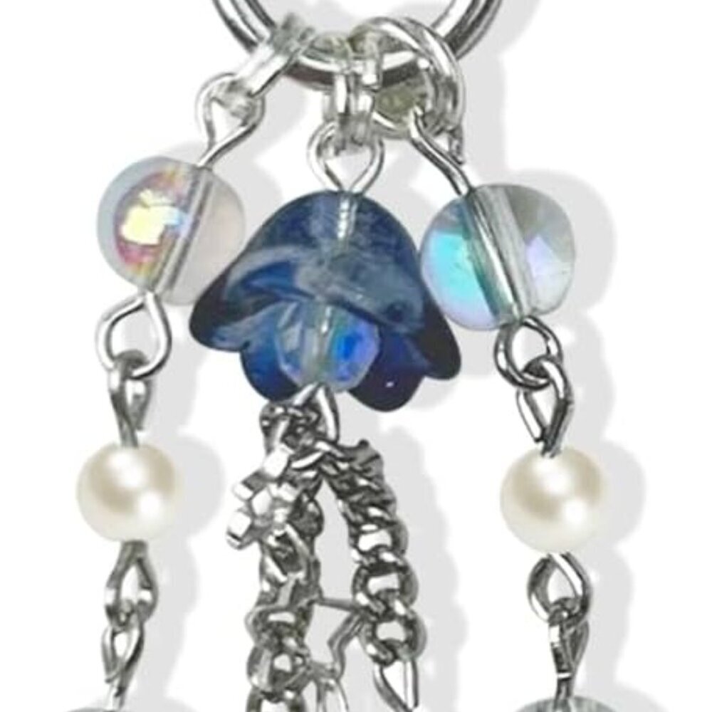 Jellyfish Keychain,Cute Y2K Car Keychains for Women Girls Jellyfish Bag Charms P